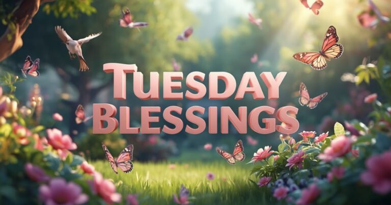 105+ Tuesday Blessings to Bring Peace, Hope, and Joy