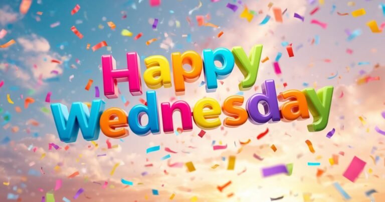 110+ Cute Happy Wednesday Blessings to Brighten the Middle of the Week