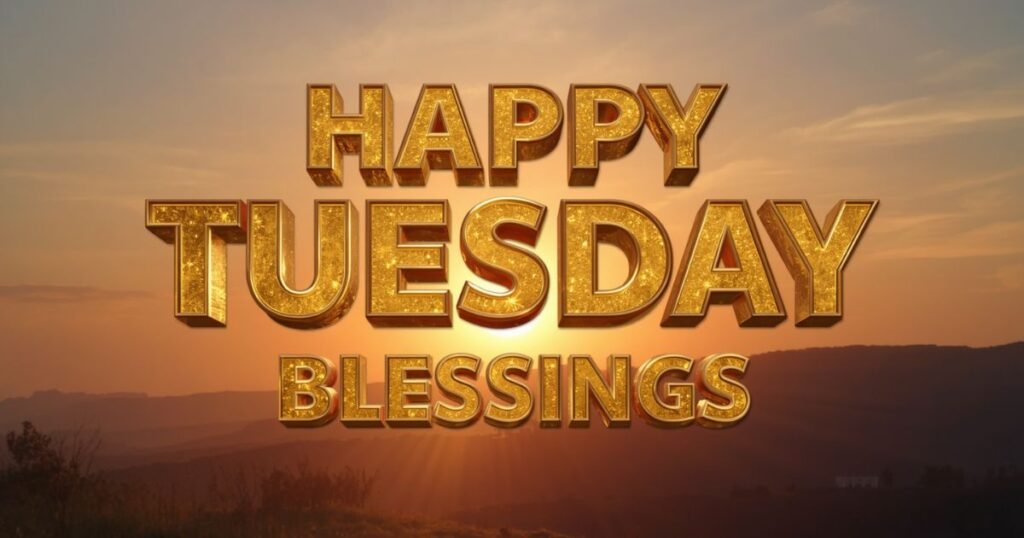 110+ Happy Tuesday Blessings to Share Joy, Peace, and Encouragement
