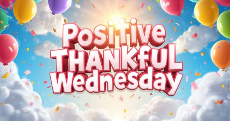 110+ Positive Thankful Wednesday Blessings for Gratitude and Hope