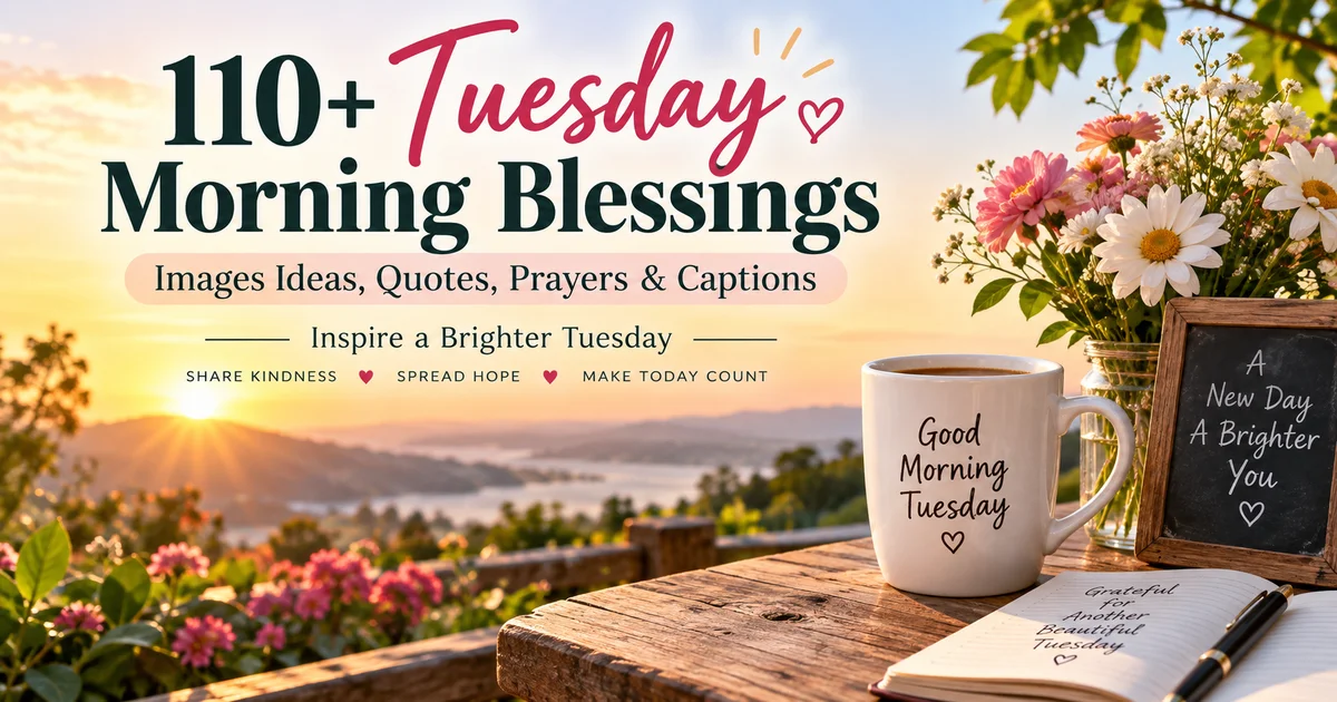 110+ Tuesday Morning Blessings Images Ideas and Messages to Share