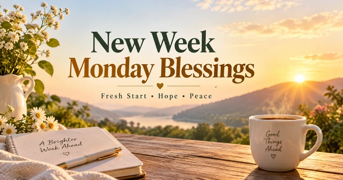 125+ New Week Monday Blessing Messages for a Hopeful Fresh Start
