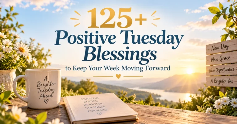 125+ Positive Tuesday Blessings to Keep Your Week Moving Forward