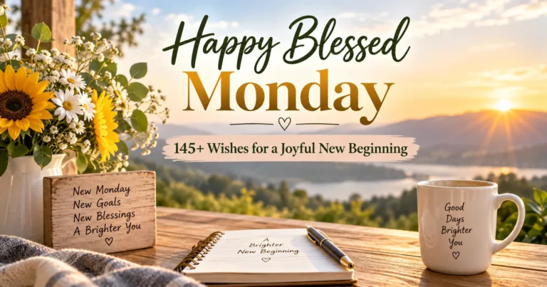 145+ Happy Blessed Monday Wishes for a Joyful New Beginning