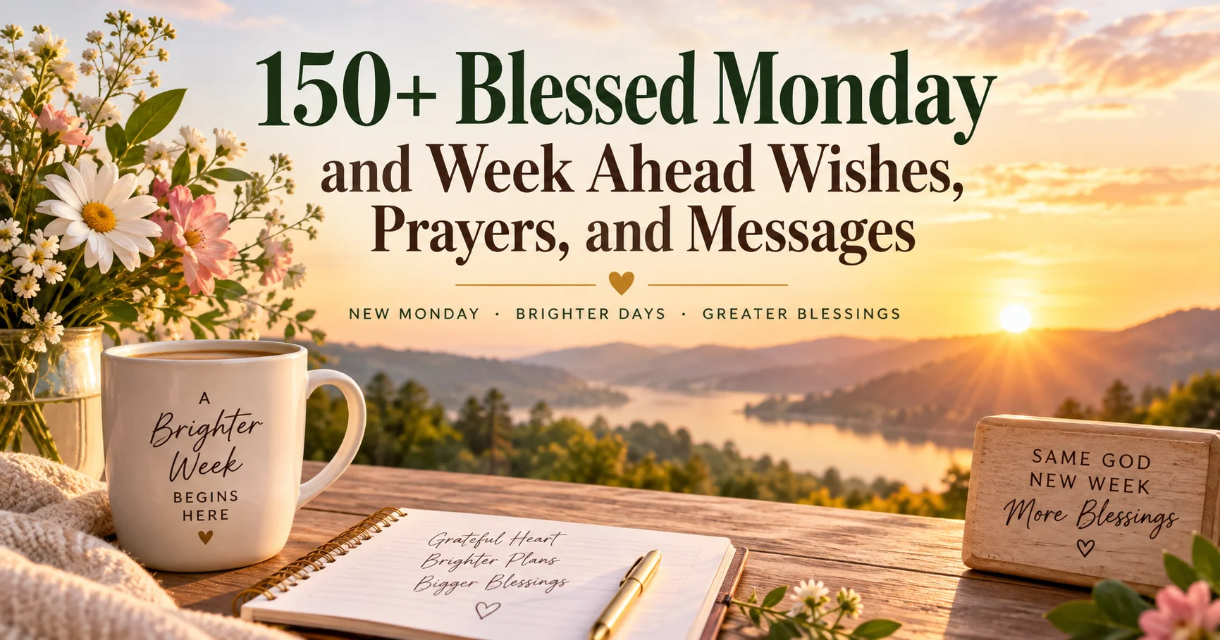 150+ Blessed Monday and Week Ahead Wishes, Prayers, and Messages