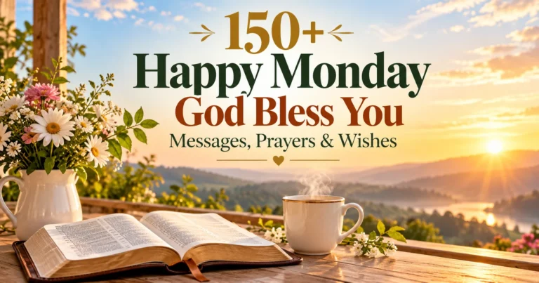 150+ Happy Monday God Bless You Messages, Prayers, and Wishes