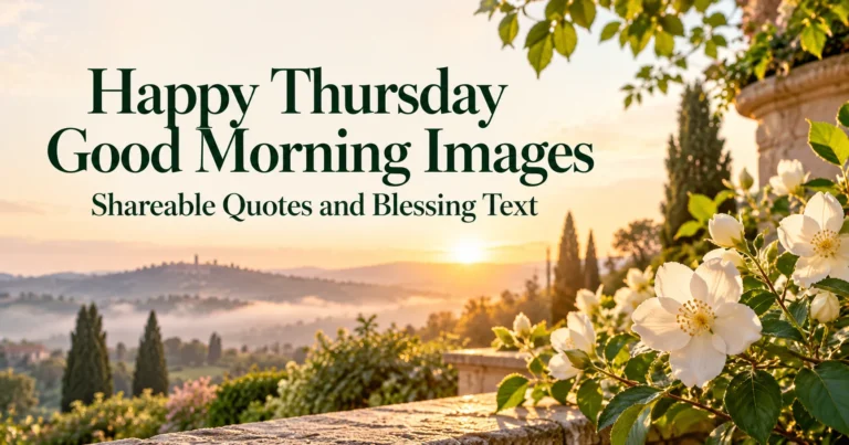 150+ Happy Thursday Good Morning Images: Quotes, Captions, and Blessings