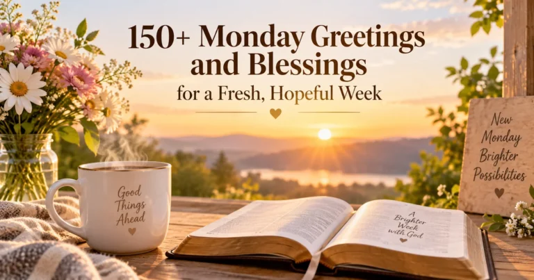 150+ Monday Greetings and Blessings for a Fresh, Hopeful Week