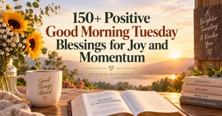 150+ Positive Good Morning Tuesday Blessings for Joy and Momentum