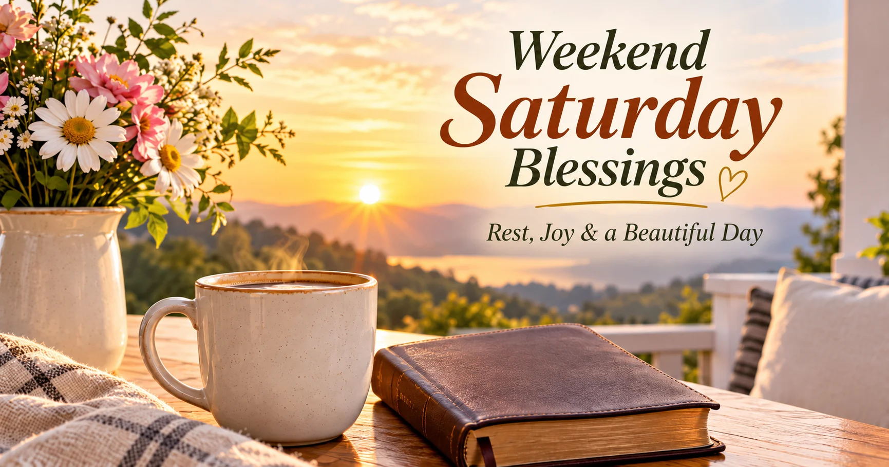 155+ Weekend Saturday Blessings for Rest, Joy, and a Beautiful Day