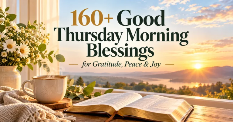 160+ Good Thursday Morning Blessings for Gratitude, Peace, and Joy