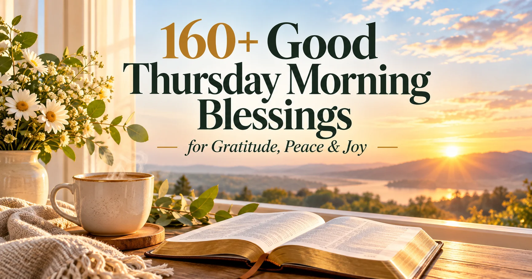 160+ Good Thursday Morning Blessings for Gratitude, Peace, and Joy