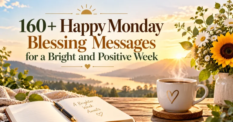 160+ Happy Monday Blessing Messages for a Bright and Positive Week
