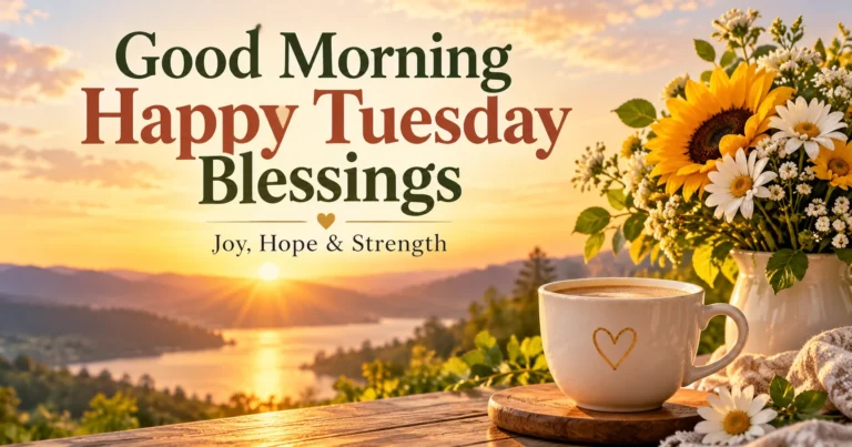 165+ Good Morning Happy Tuesday Blessings for Joy, Hope, and Strength