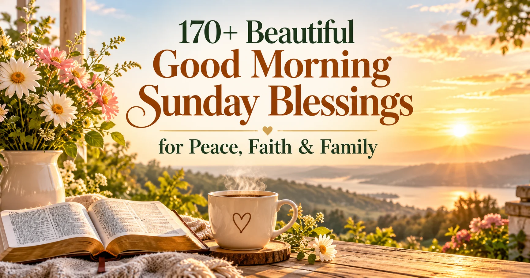 170+ Beautiful Good Morning Sunday Blessings for Peace, Faith, and Family