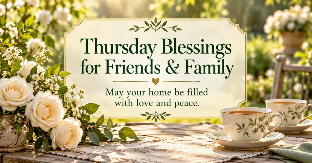 Thursday Messages for Friends and Family