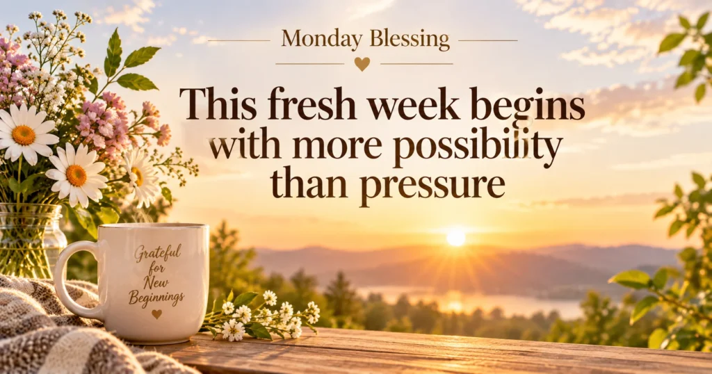 Blessed Monday Messages for Friends and Family