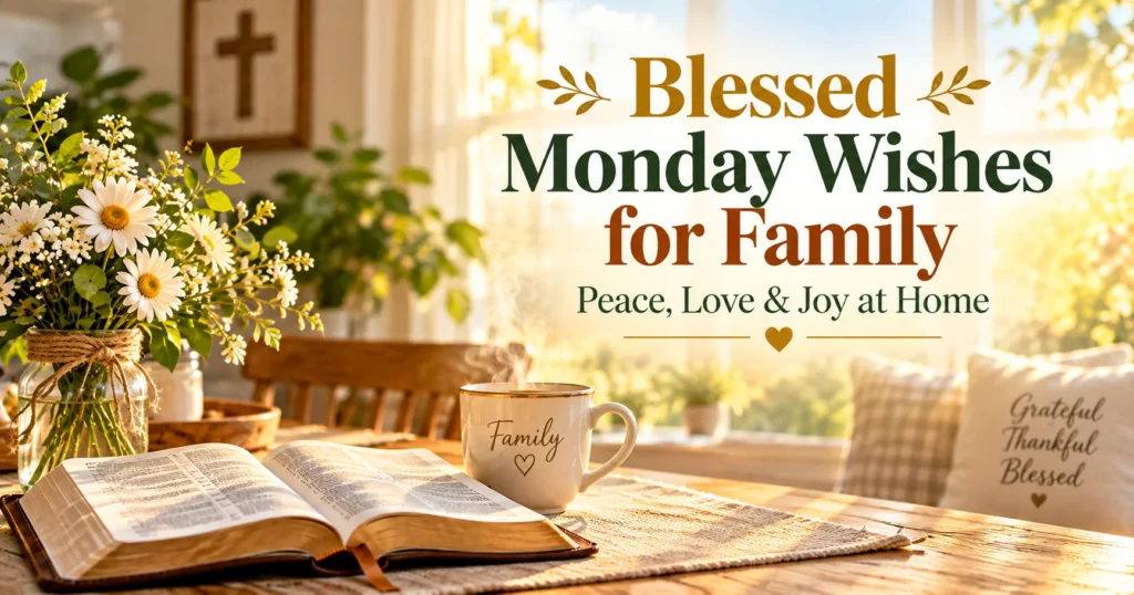 Blessed Monday Wishes for Family