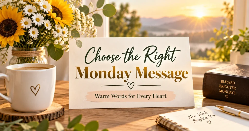 Bright Monday Wishes for Friends and Family