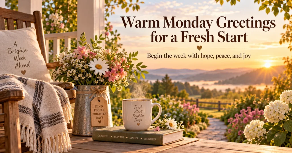 Encouraging Monday Blessings for a Busy Week