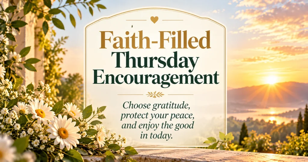 Faith-Filled Thursday Encouragement