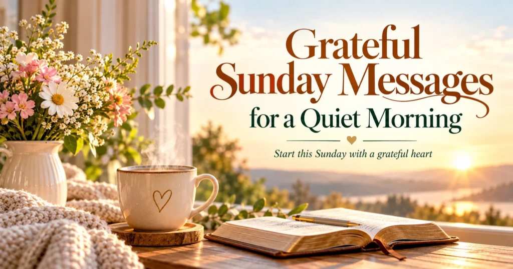 Gentle Sunday Wishes for Rest and Joy