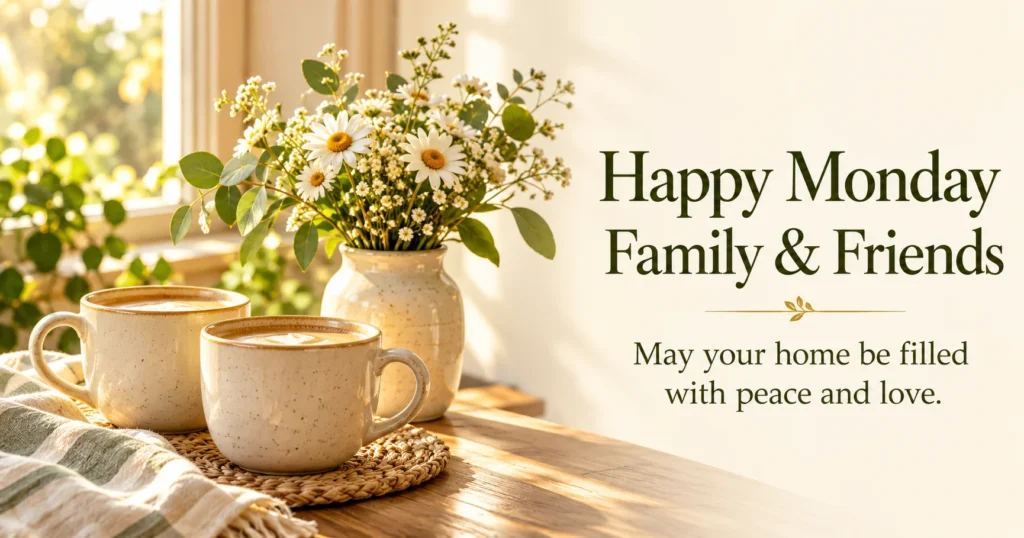Happy Monday Wishes for Family and Friends