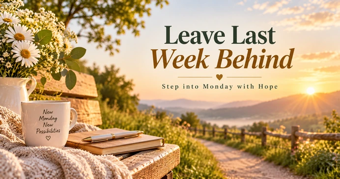 Monday Blessings for Leaving Last Week Behind