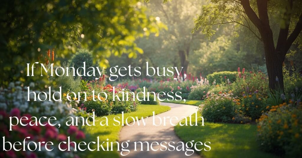 Positive Monday Blessings for Goals and New Opportunities