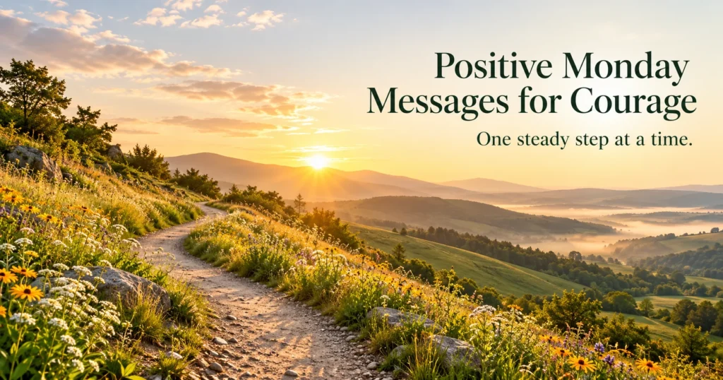 Positive Monday Messages for Courage