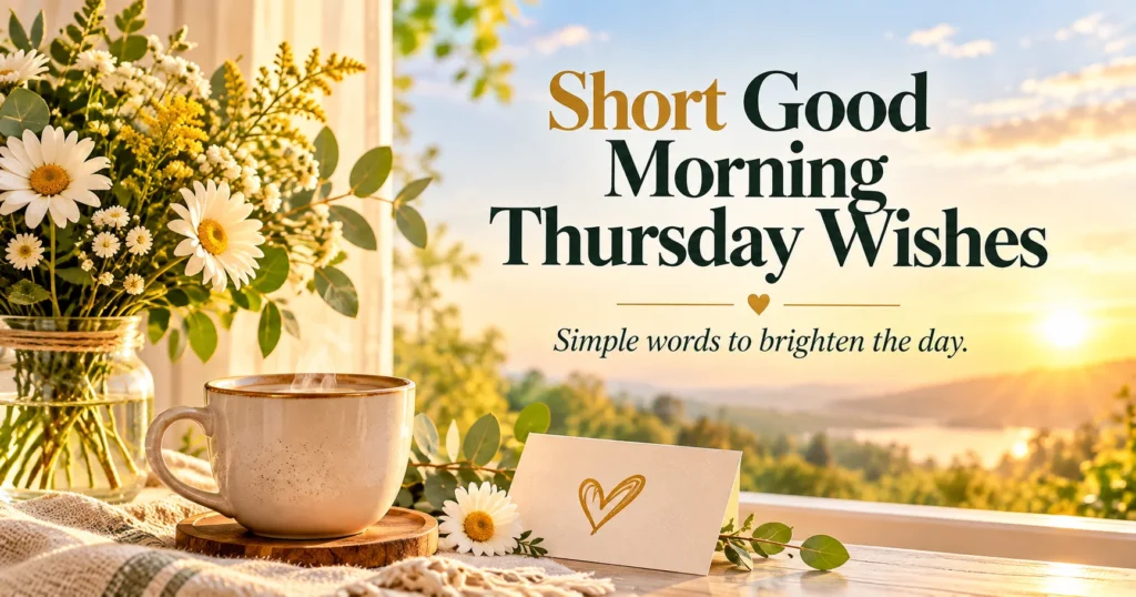Short Good Morning Thursday Wishes