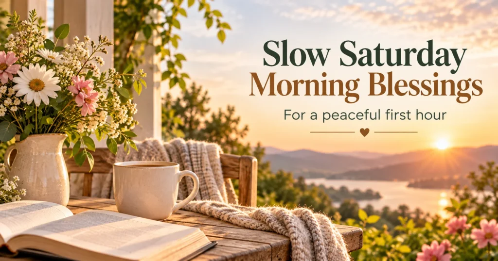 Slow Saturday Morning Blessings for a Peaceful First Hour
