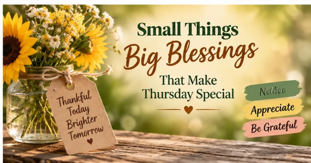 Small Things Worth Appreciating Before Friday Arrives