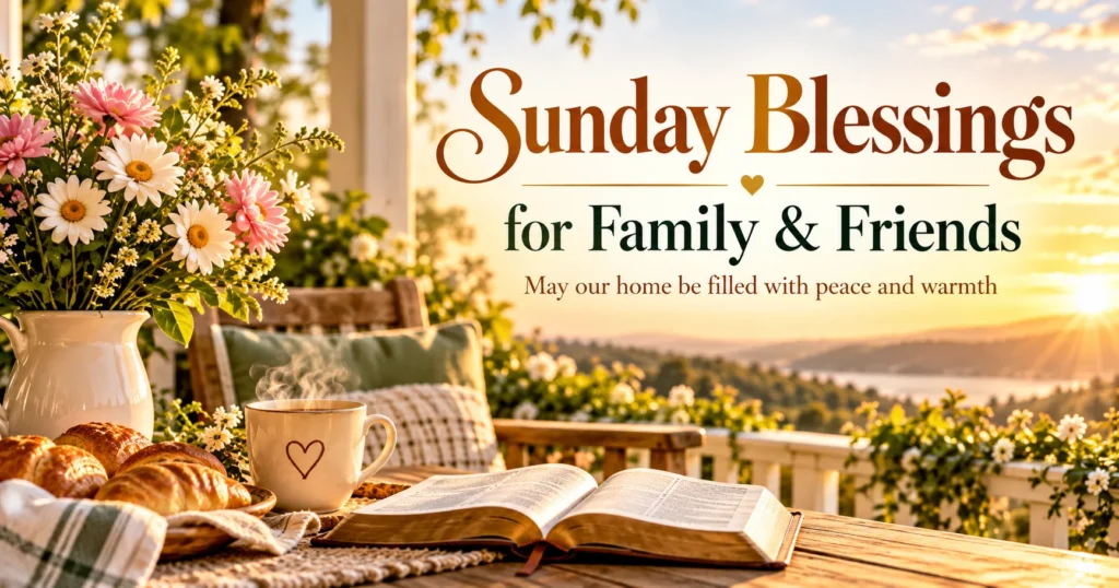 Sunday Blessings for Family and Friends
