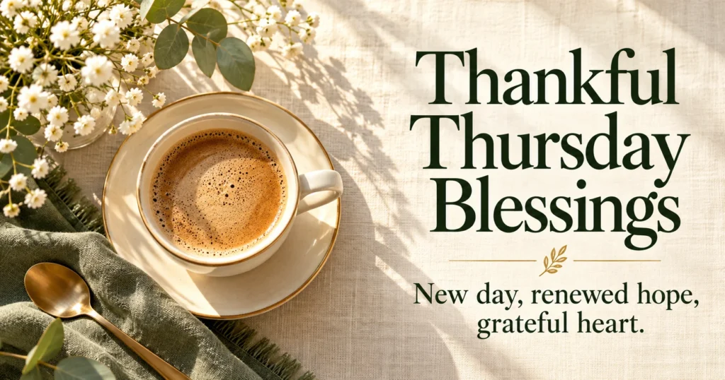 Thankful Thursday Blessings for Image Cards