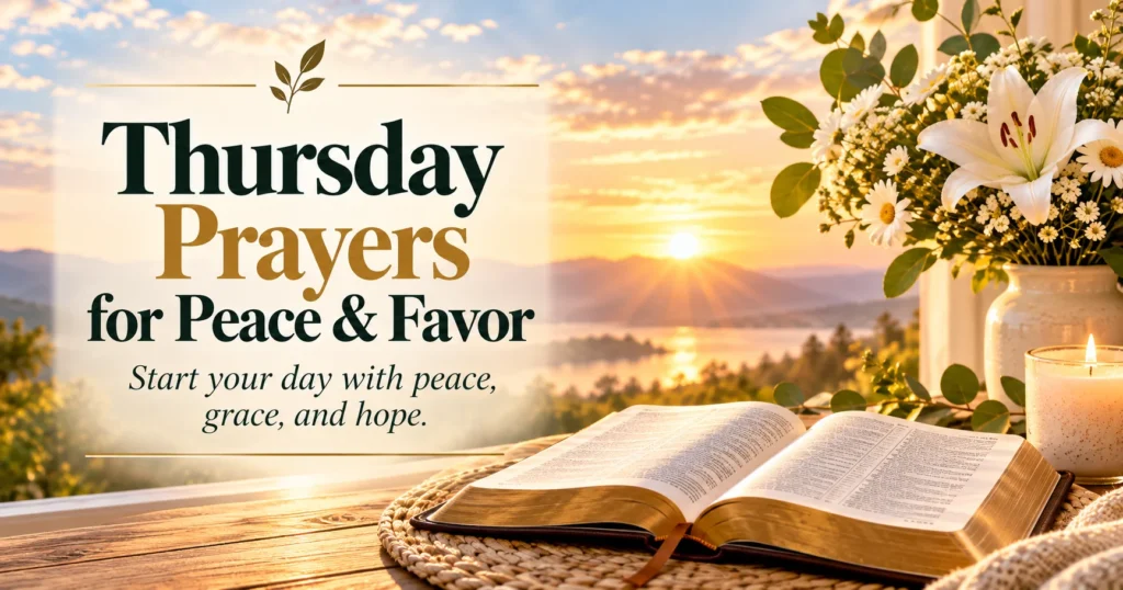 Thursday Prayers for Peace and Favor