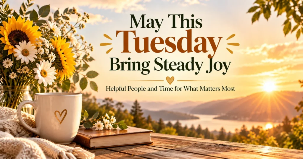 Tuesday Prayers and Faith-Filled Encouragement