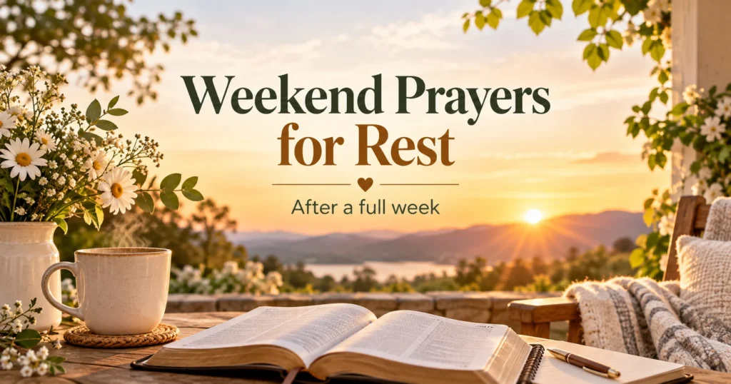 Weekend Prayers for Rest After a Full Week