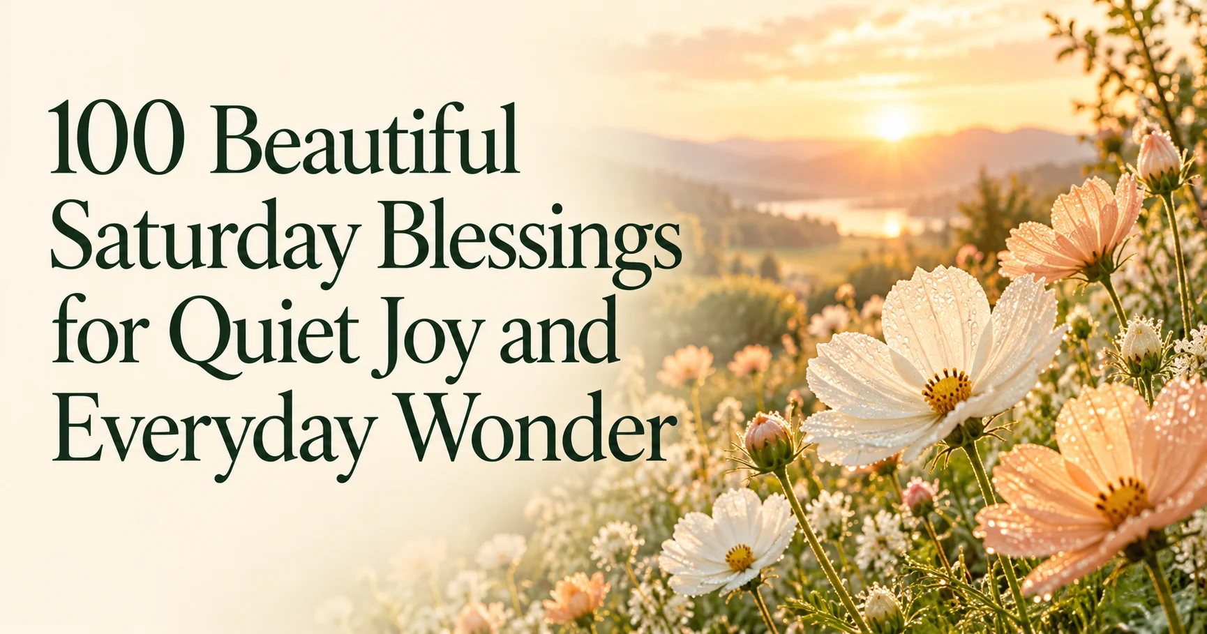 100+ Beautiful Saturday Blessings for Quiet Joy and Everyday Wonder