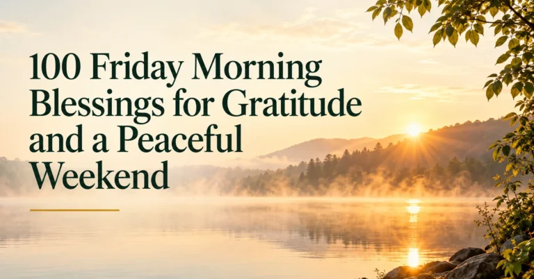 100+ Friday Morning Blessings for Gratitude and a Peaceful Weekend