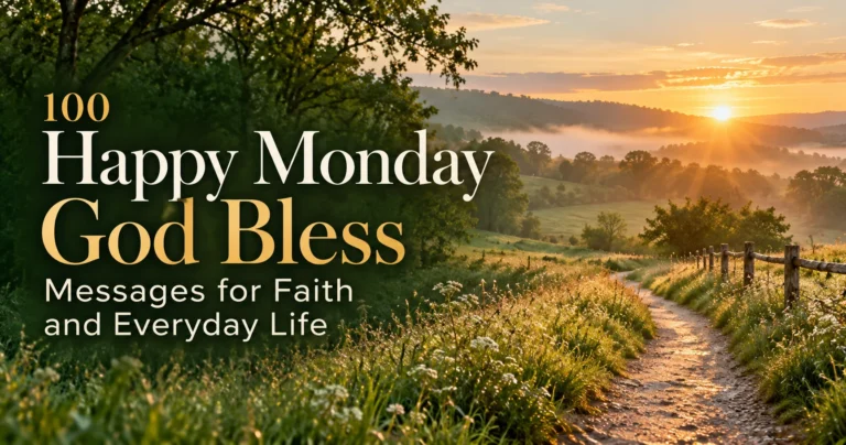 100+ Happy Monday God Bless Messages for Faith and Everyday Life