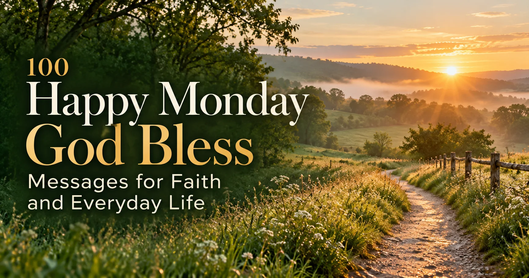 100+ Happy Monday God Bless Messages for Faith and Everyday Life