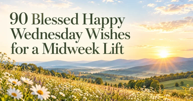 90+ Blessed Happy Wednesday Wishes for a Midweek Lift