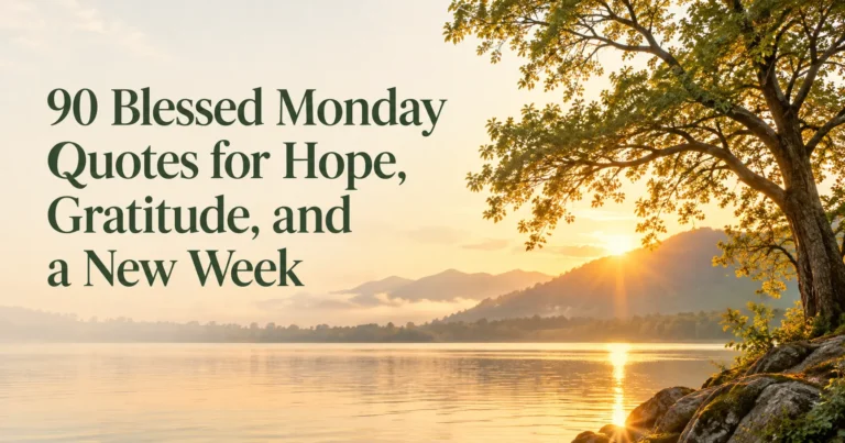 90+ Blessed Monday Quotes for Hope Gratitude and a New Week
