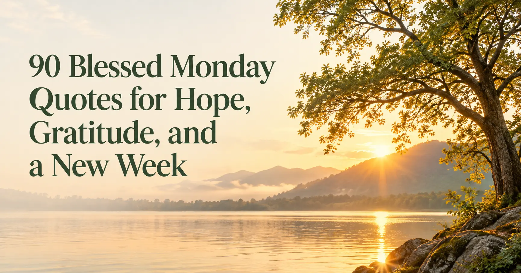 90+ Blessed Monday Quotes for Hope Gratitude and a New Week