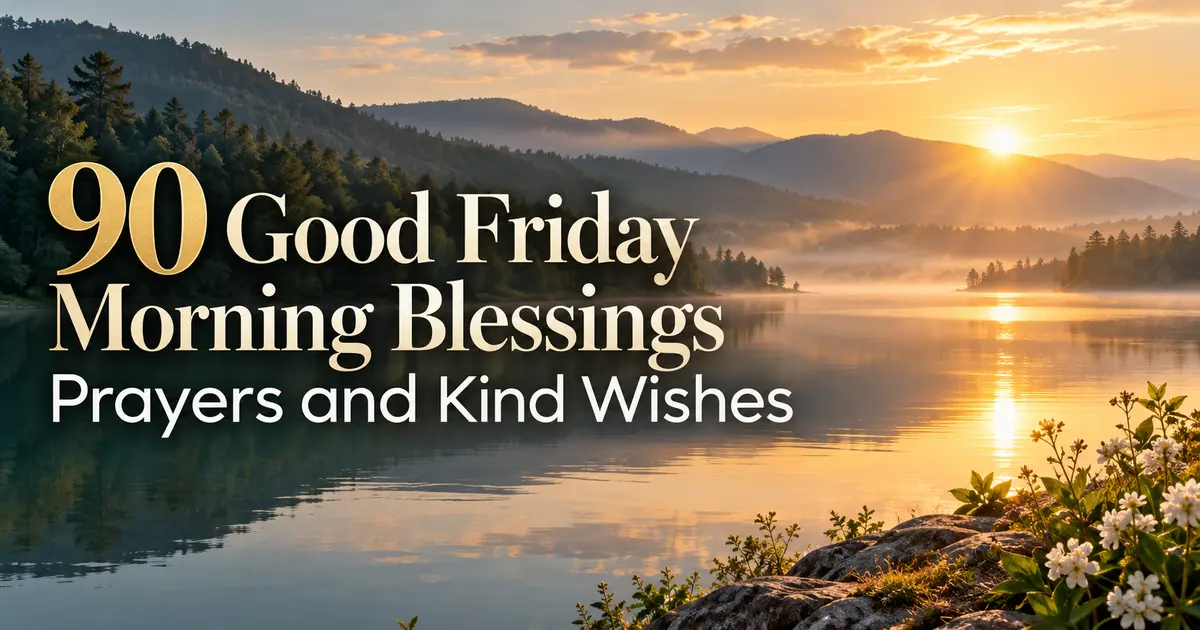 90+ Good Friday Morning Blessings Prayers and Kind Wishes