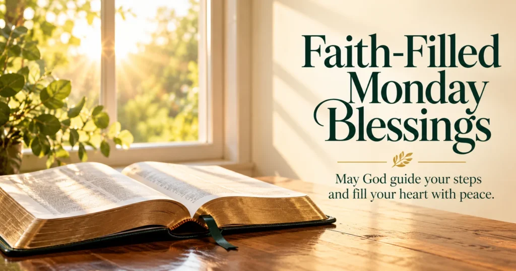 Faith-Filled Monday Blessings and Prayer Captions