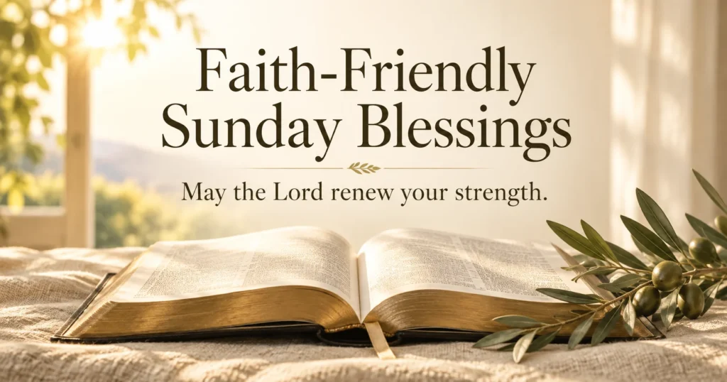 Faith-Friendly Sunday Blessings