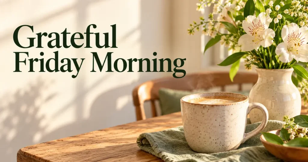 Grateful Friday Messages That Recognize the Week Behind You
