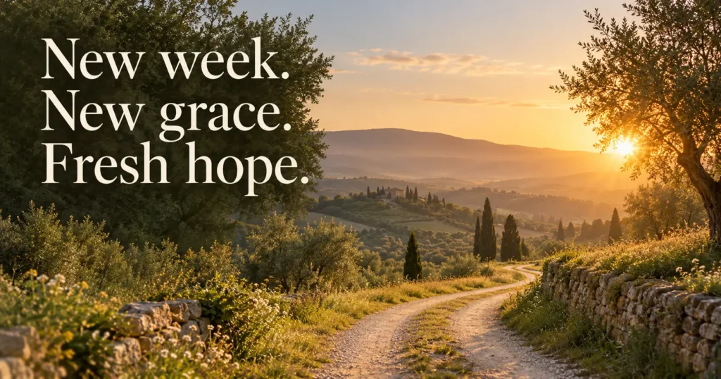 How and When to Send Blessed Week Ahead Messages